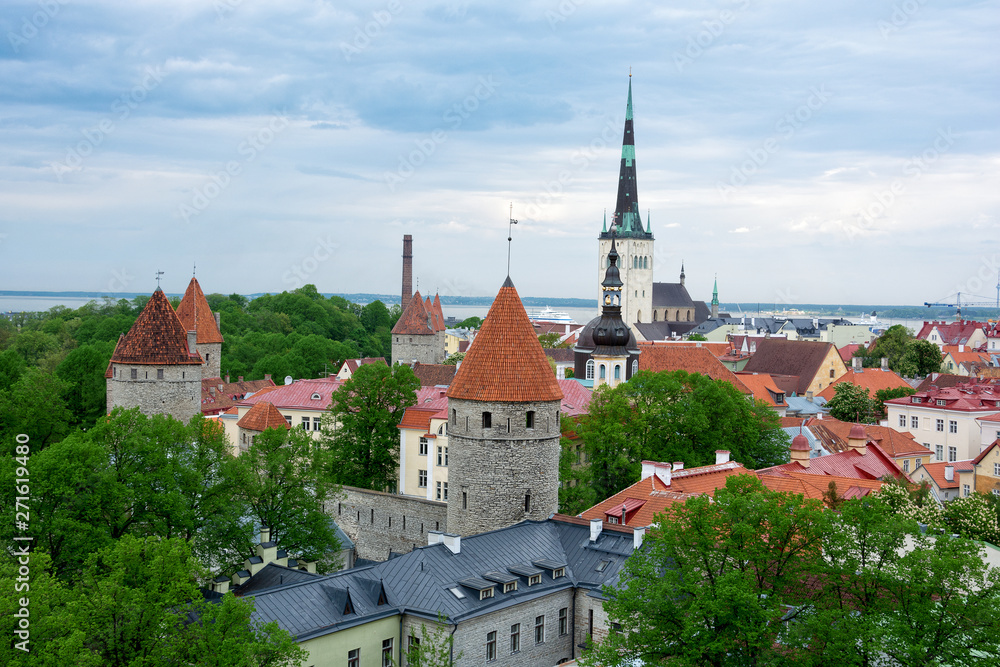 the view from Tallinn, Estonia