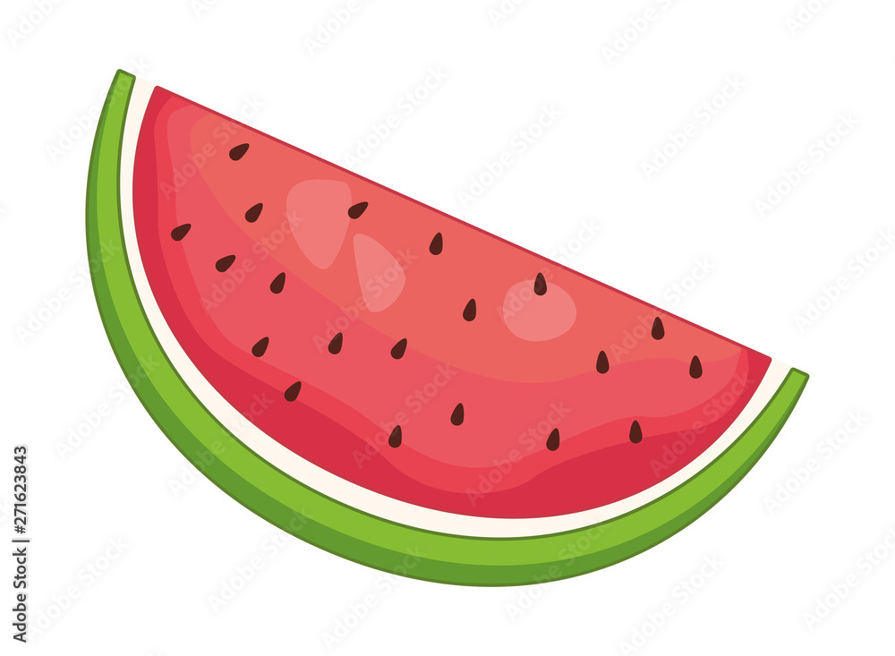 Watermelon fresh fruit sliced cartoon Watermelon fresh fruit sliced cartoon