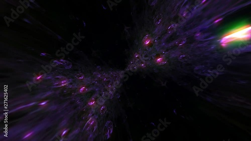 Hyperspace anomaly jewled space orbs interstellar abstract seamless animation.mov photo