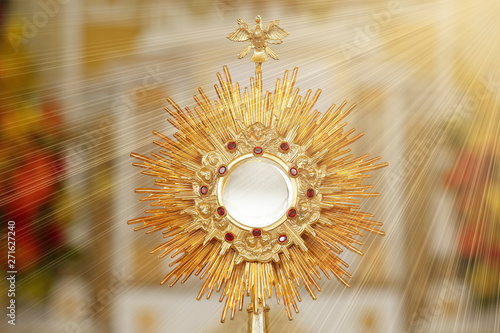 фотографія Ostensorial adoration in the catholic church