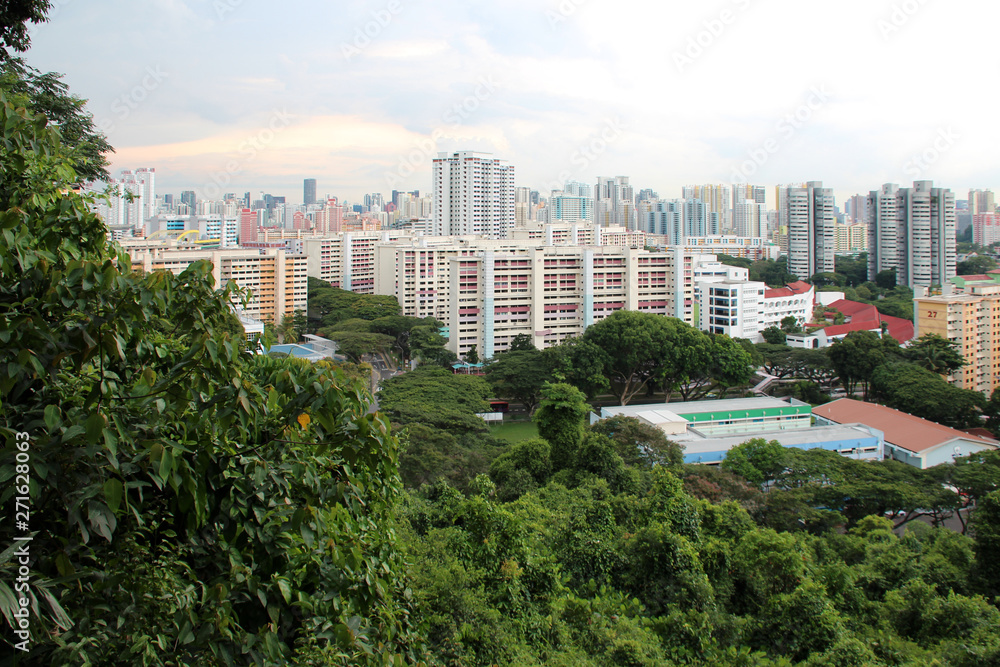 view of singapore from faber point 