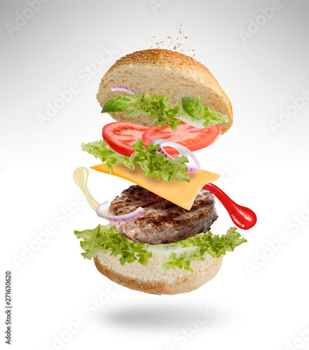 Hamburger esplosivo, creatività in cucina