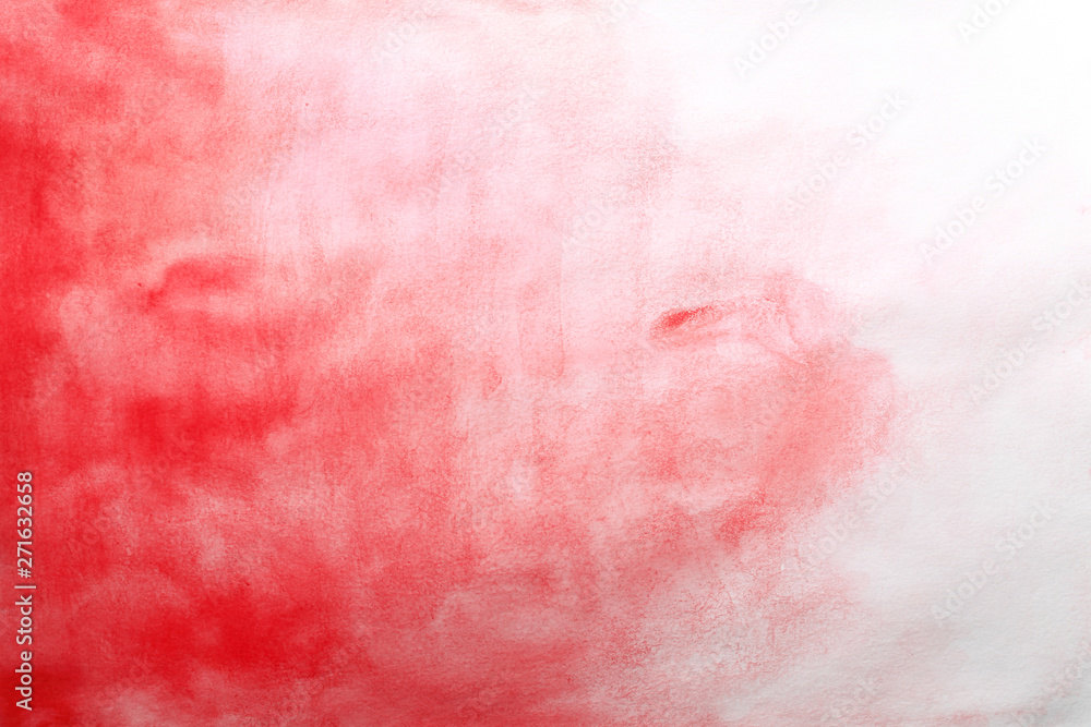 Fototapeta premium Colorful paint on white paper. Abstract background