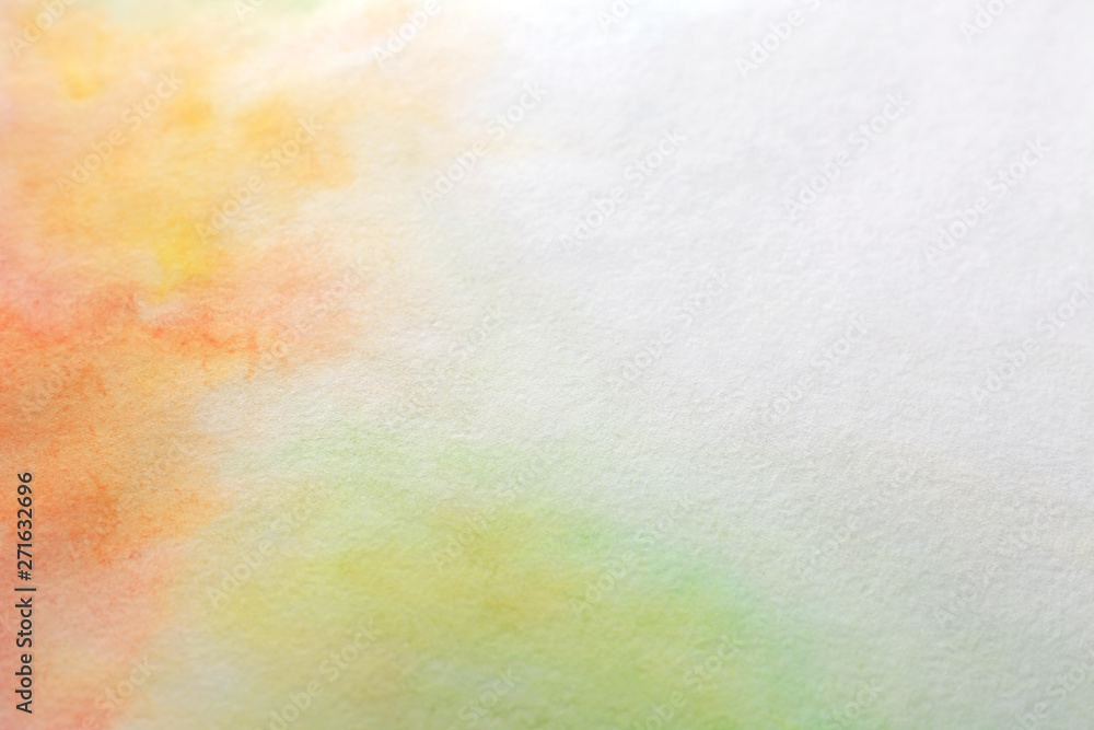 Colorful paints on white paper. Abstract background Colorful paints on white paper. Abstract background