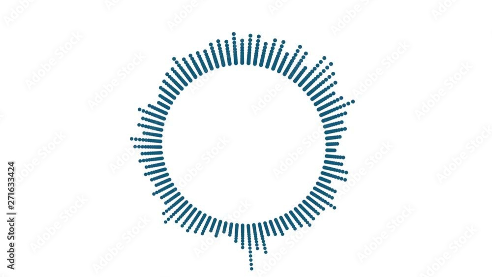 Circular interface hud design, infographic elements like music equalizer, audio waves or sound frequency in lines. Tech and science, analysis theme. Available in 4K video render footage. Circular interface hud design, infographic elements like music equalizer, audio waves or sound frequency in lines. Tech and science, analysis theme. Available in 4K video render footage.