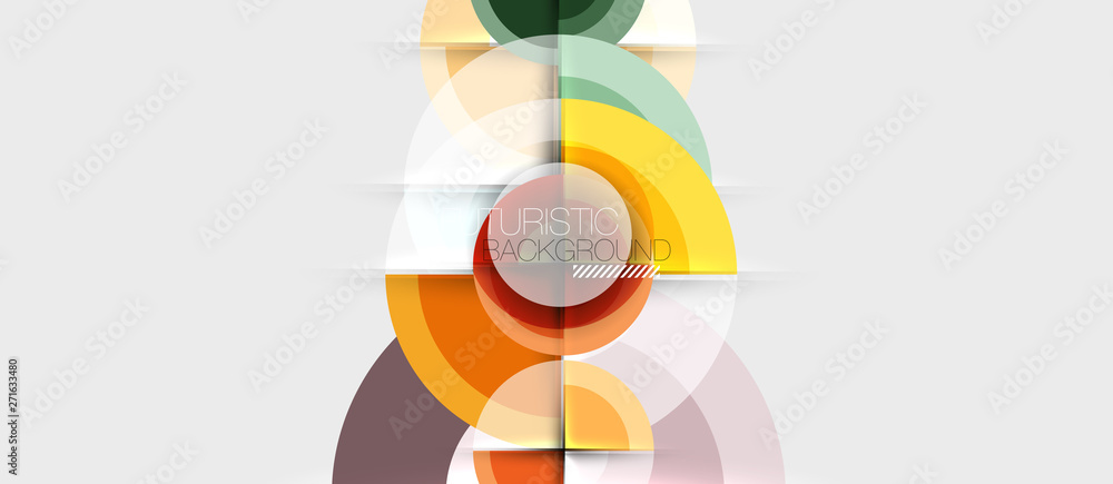Circular geometrical design template Circular geometrical design template
