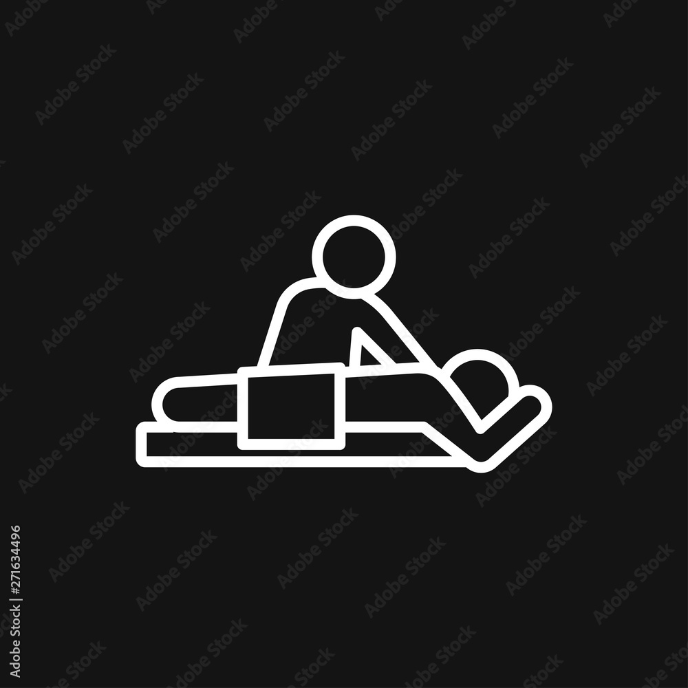 Massage Icon. spa vector logo, illustration, vector sign symbol for design Massage Icon. spa vector logo, illustration, vector sign symbol for design