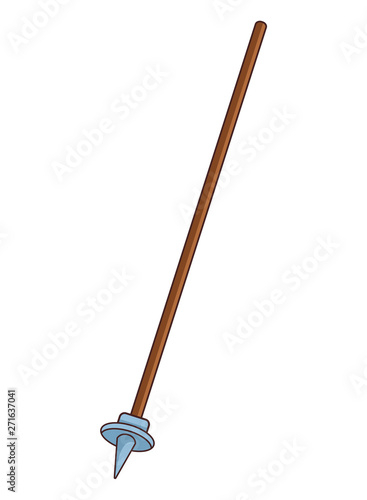 garbage picker icon cartoon isolated