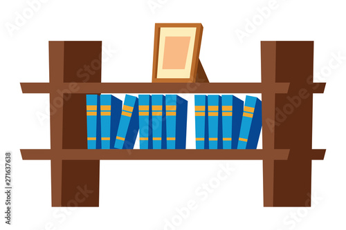 bookshelf on the wall icon