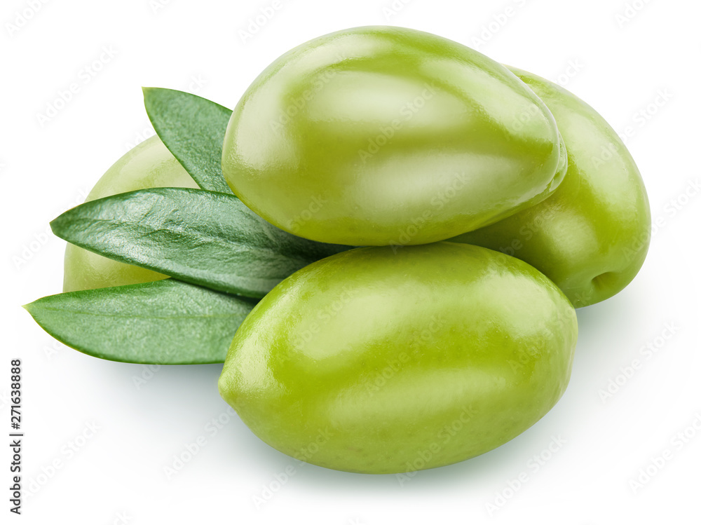 custom made wallpaper toronto digitalGreen olive isolated Clipping Path