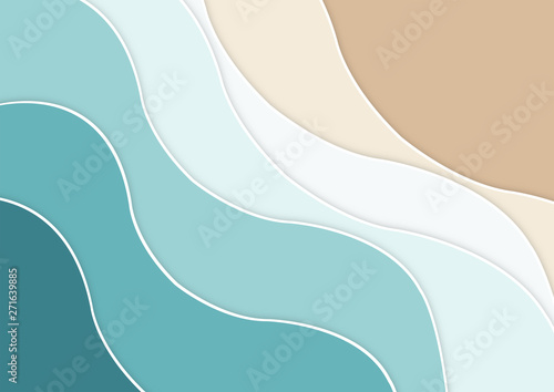 abstract background with waves