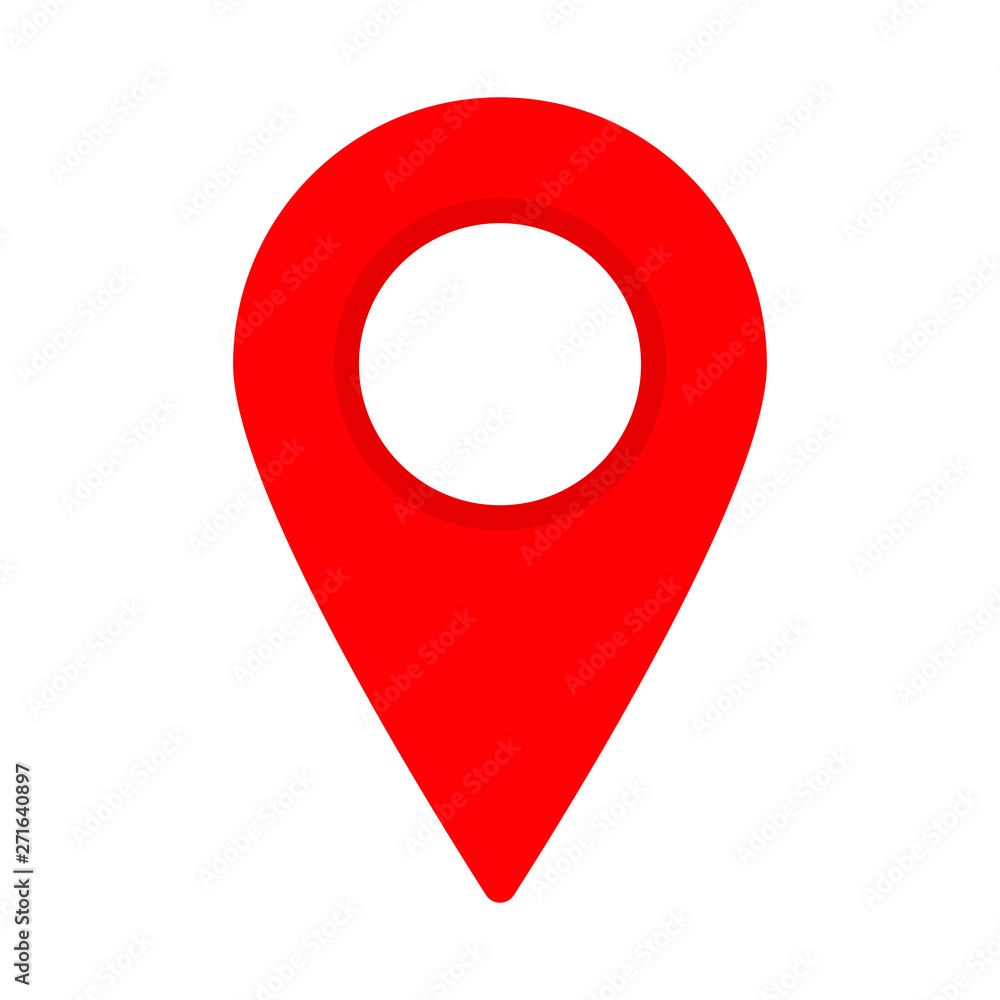 Red maps pin. Location map icon. Location pin. Pin icon vector. Red maps pin. Location map icon. Location pin. Pin icon vector.
