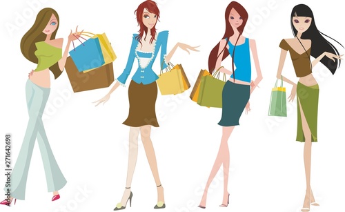 Mujeres de compras