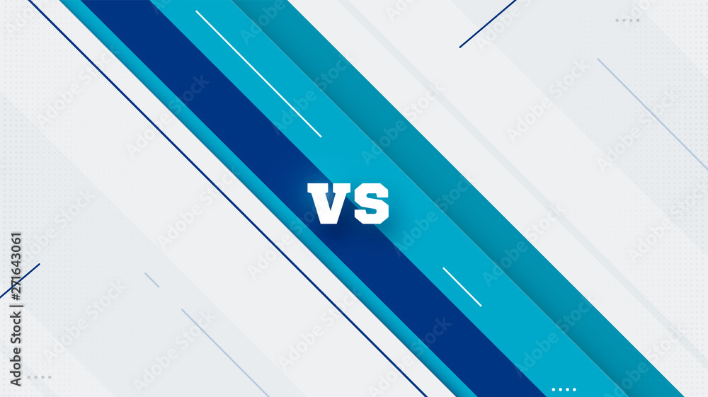 Versus background vs battle competition mma Vector Image