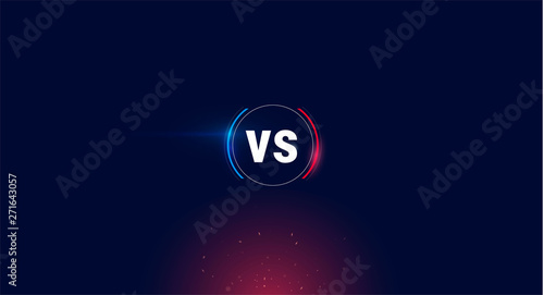 versus logo vs letters for sports and fight competition. MMA, UFS, Battle, vs match, game concept competitive vs. eps 10 Vector illustration