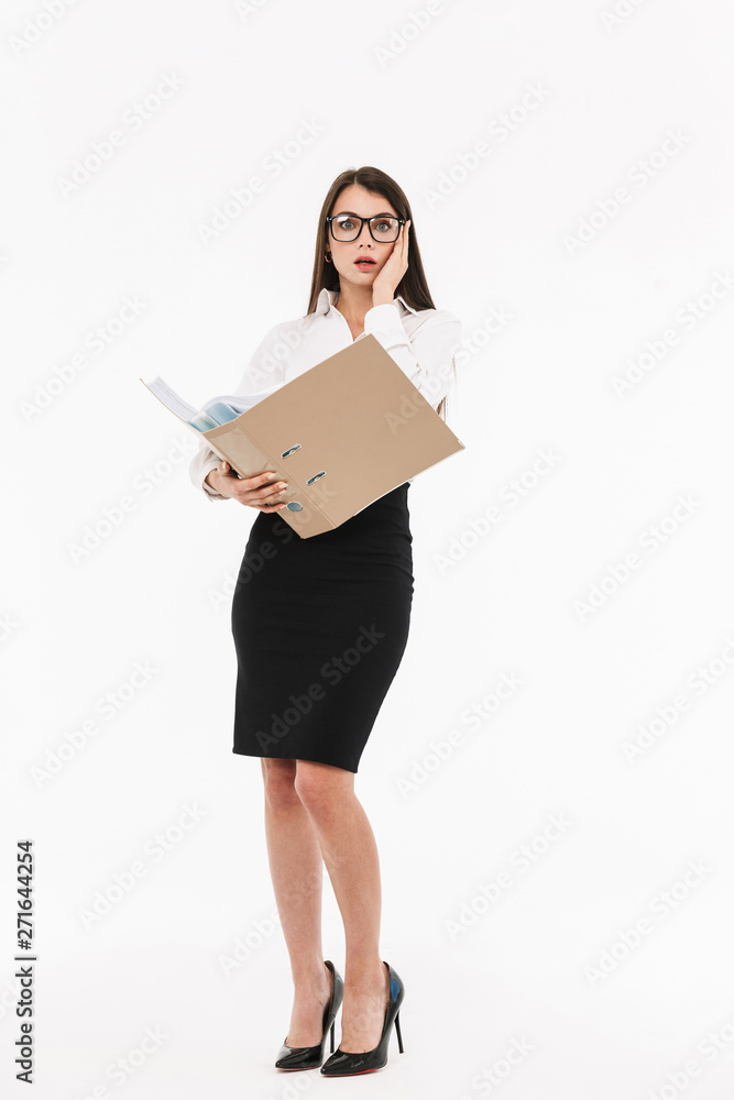Full length portrait of an attractive young businesswoman Full length portrait of an attractive young businesswoman