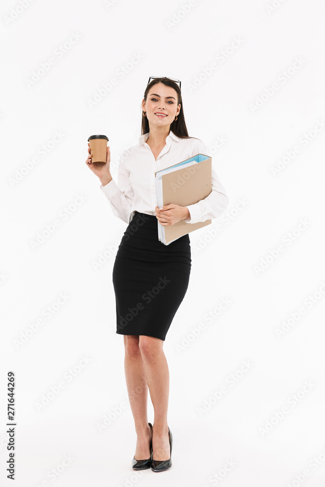 Full length portrait of an attractive young businesswoman Full length portrait of an attractive young businesswoman