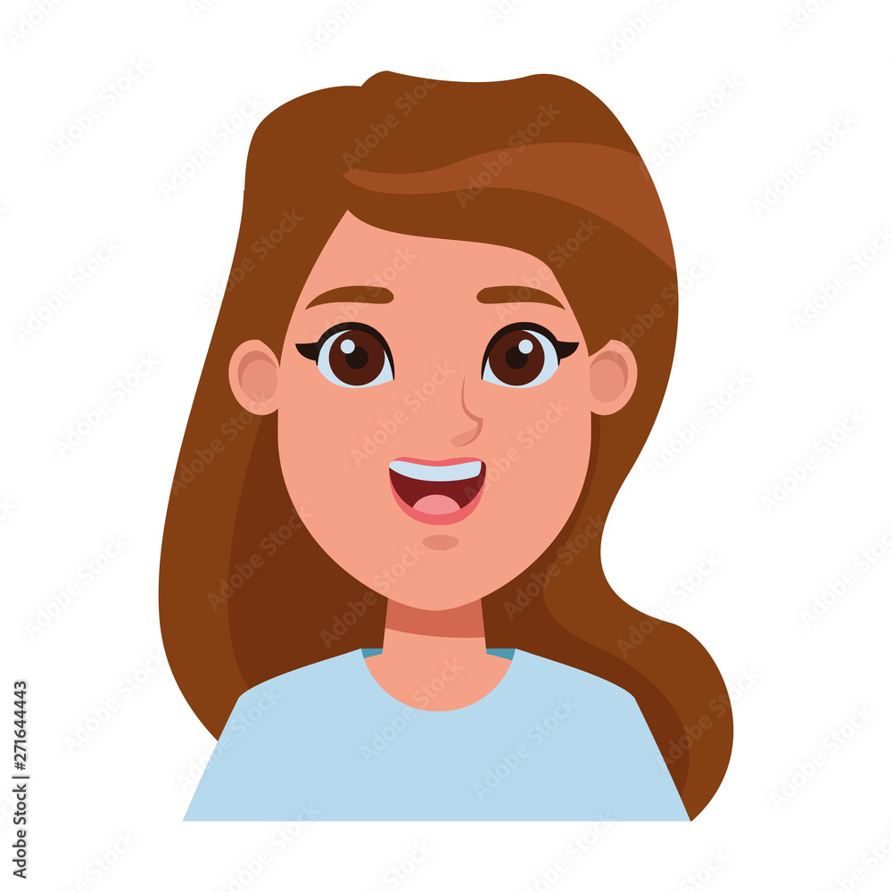 young woman avatar cartoon character profile picture young woman avatar cartoon character profile picture