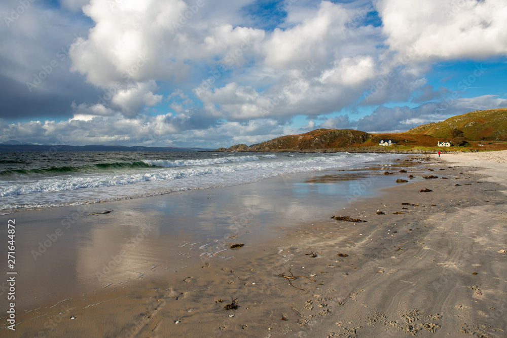 Beach at Morar in the HIghlands of Scotland Beach at Morar in the HIghlands of Scotland