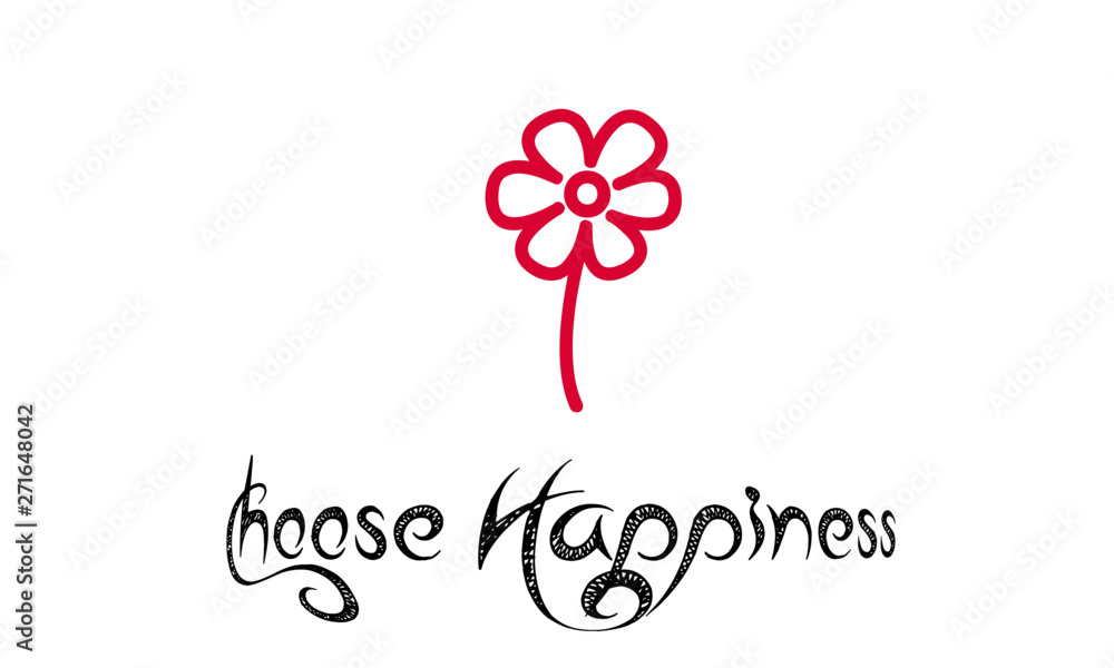 Positive vibes, Choose happiness, typography for print or use as poster, card, flyer or T shirt Positive vibes, Choose happiness, typography for print or use as poster, card, flyer or T shirt