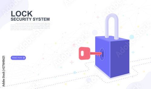 Lock security system. landi...