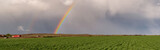 Rainbow Over a Farm