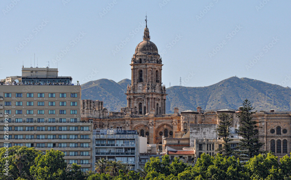 cathedral in Malaga, Spain