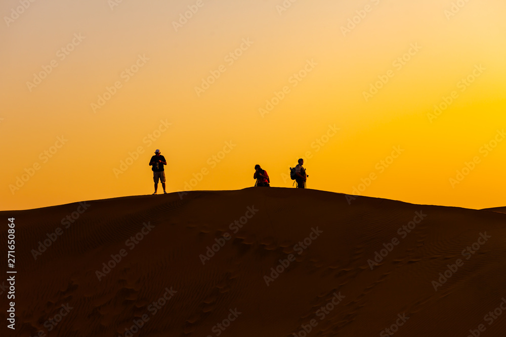 Sunset Photographers in the Desert