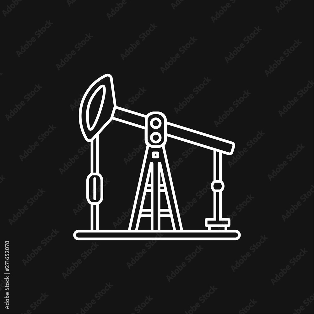 Oil pump icon logo, illustration, vector sign symbol for design Oil pump icon logo, illustration, vector sign symbol for design