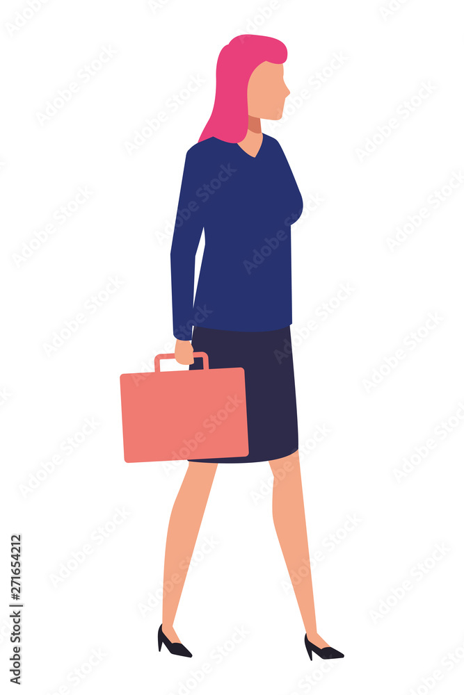 business woman avatar cartoon character