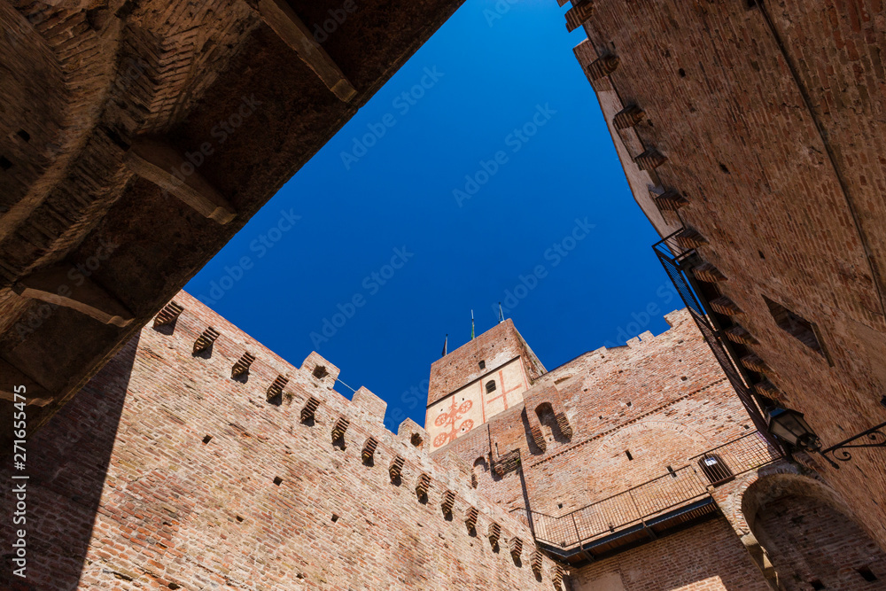 The town of Cittadella in Italy