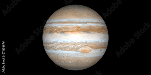 jupiter gas planet black background