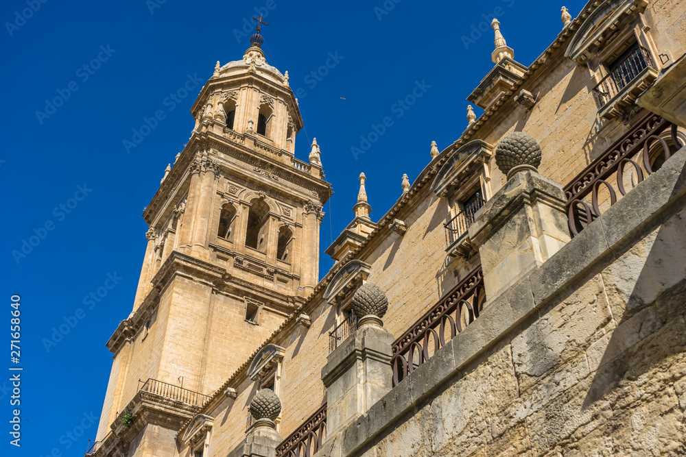 Bell tower, Cathedral (Santa Iglesia Catedral - Museo Catedralicio), Jaen, Andalucia, Spain