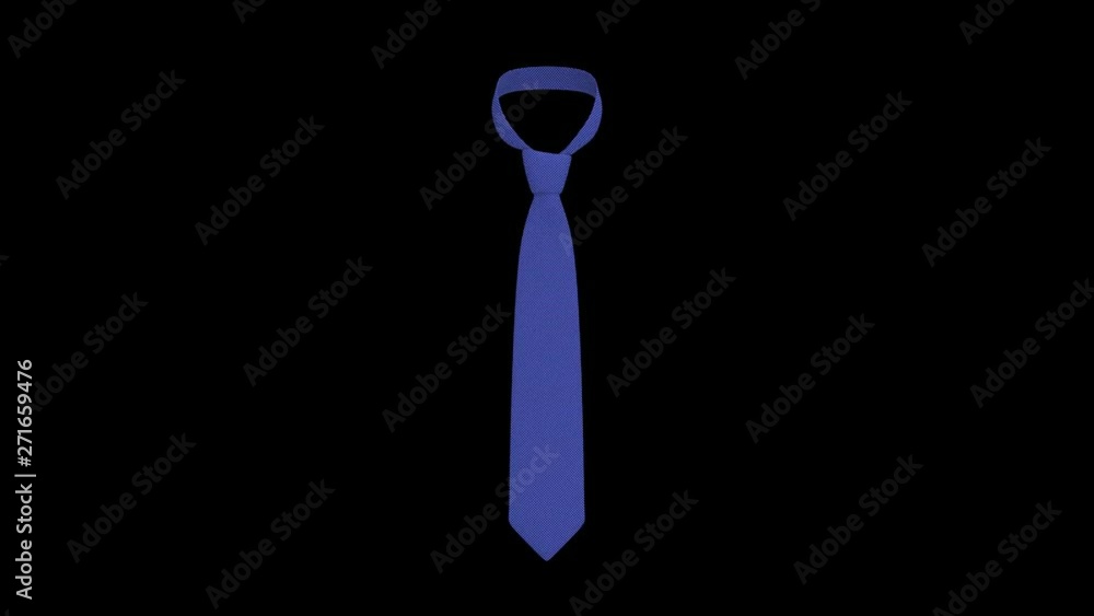 Tie isolated on White 3D Rendering 4K Tie isolated on White 3D Rendering 4K