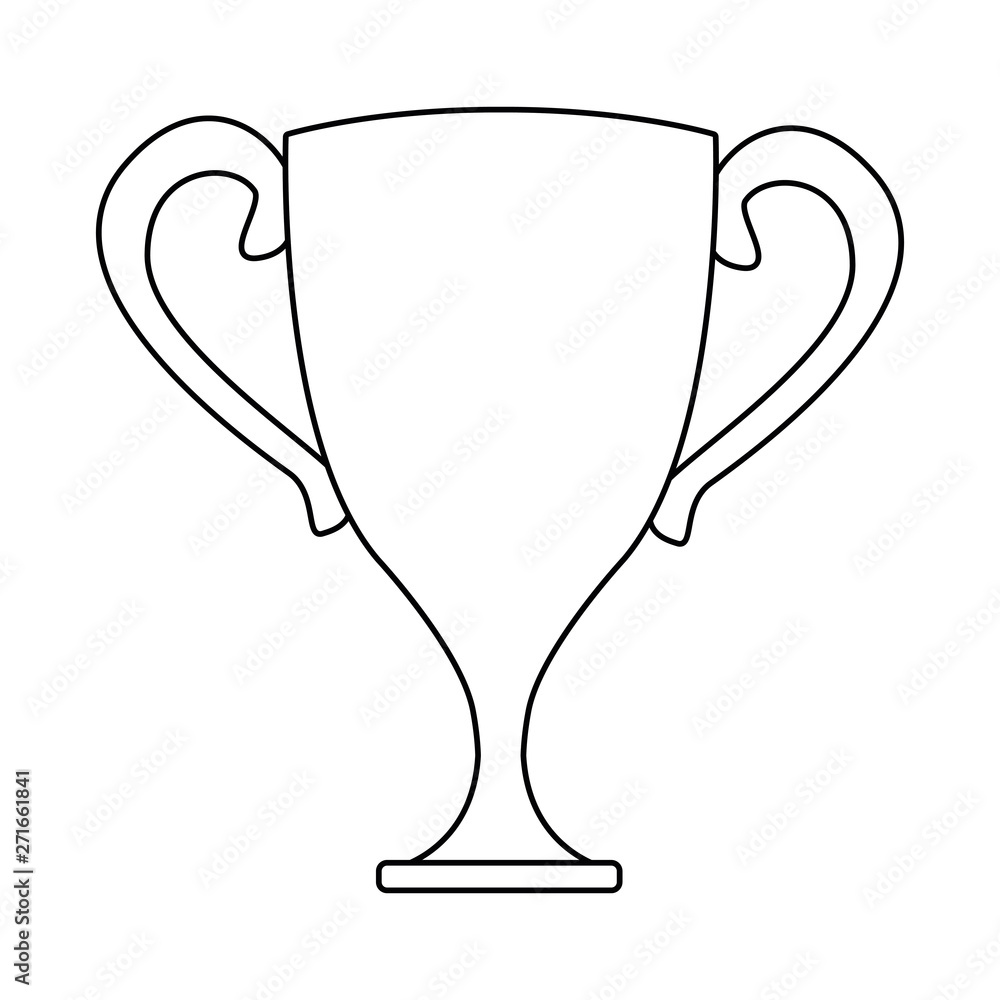 trophy cup icon cartoon isolated black and white trophy cup icon cartoon isolated black and white