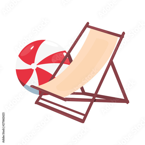 summer time holiday vector illustratio