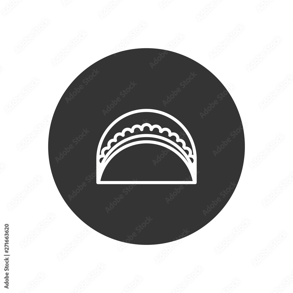 Fastfood vector icon in modern style for web site and mobile app Fastfood vector icon in modern style for web site and mobile app