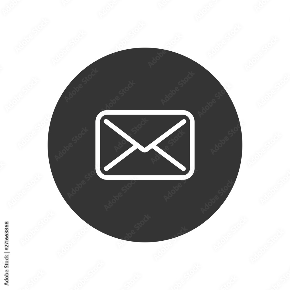 Envelope vector icon in modern style for web site and mobile app Envelope vector icon in modern style for web site and mobile app