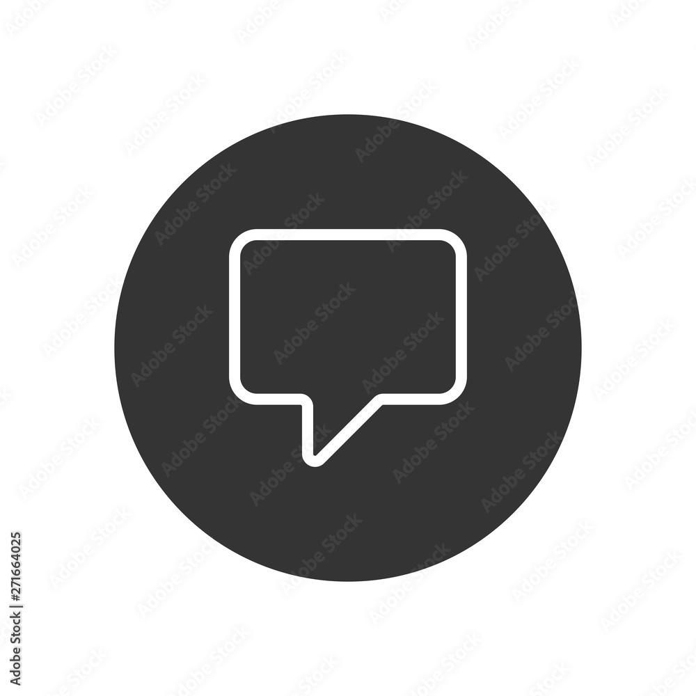 Comment vector icon in modern style for web site and mobile app Comment vector icon in modern style for web site and mobile app