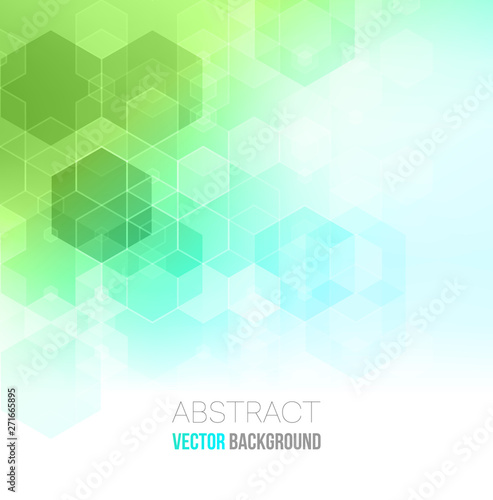 Abstract Hexagonal Background. Vector. Abstract hexagonal shapes