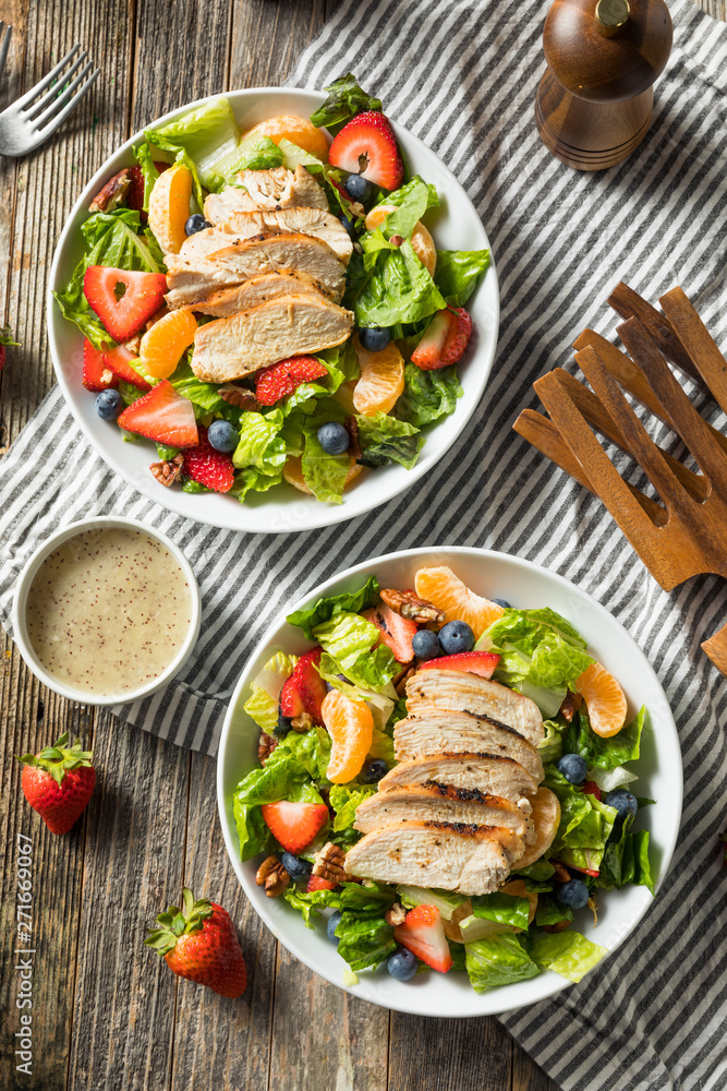 Healthy Homemade Strawberry Poppyseed Salad