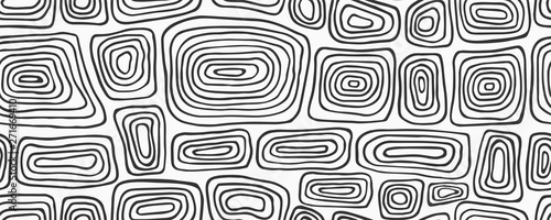 Abstract seamless mesh lace hand drawn pattern. Doodle style illustration.