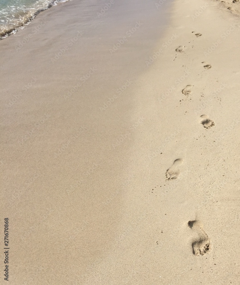 Fußspuren im Sand Fußspuren im Sand