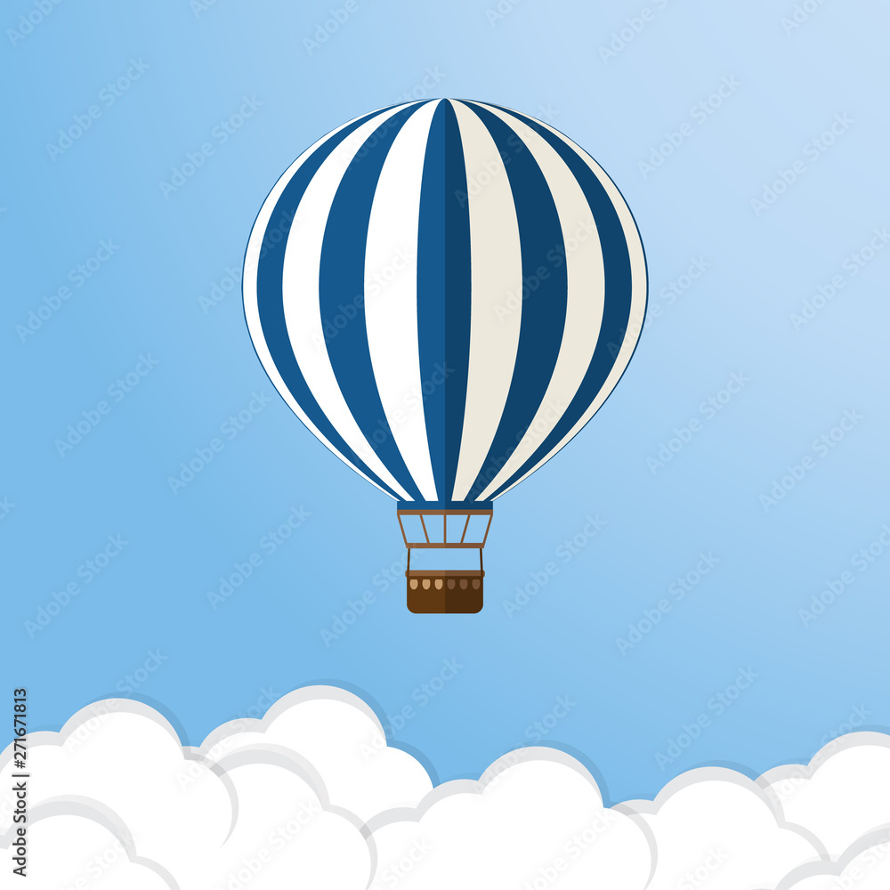 Obraz premium Balon na gorące powietrze