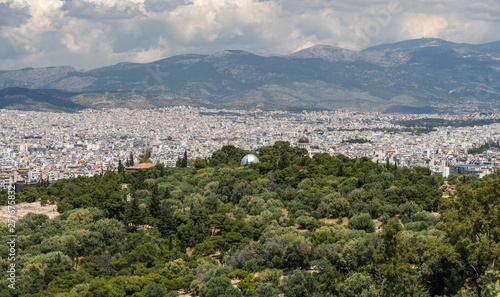 City of Athens taken from the summit of Filopappou Hill © steheap
