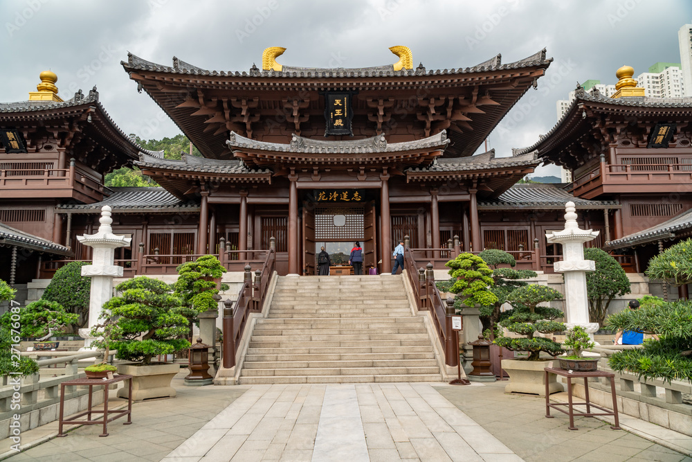 Fototapeta premium Chi Lin Nunnery, Hong Kong.
