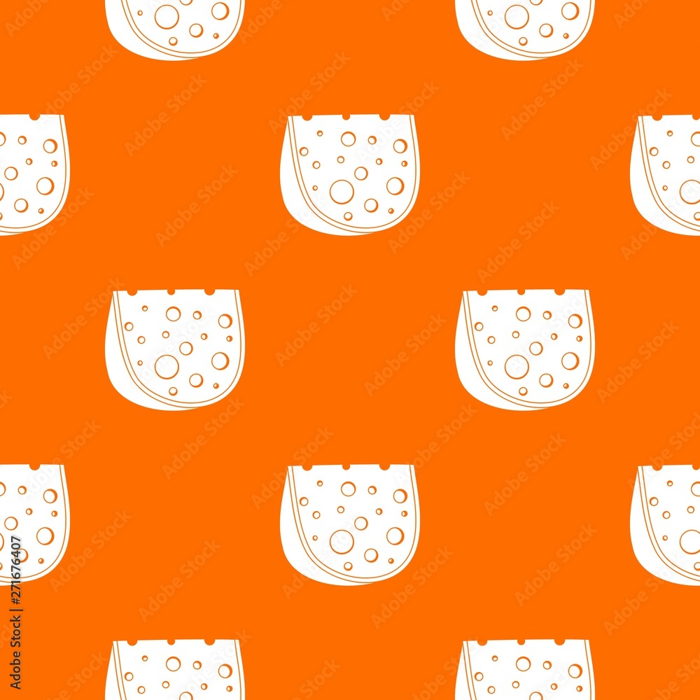 Cheese pattern vector orange for any web design best