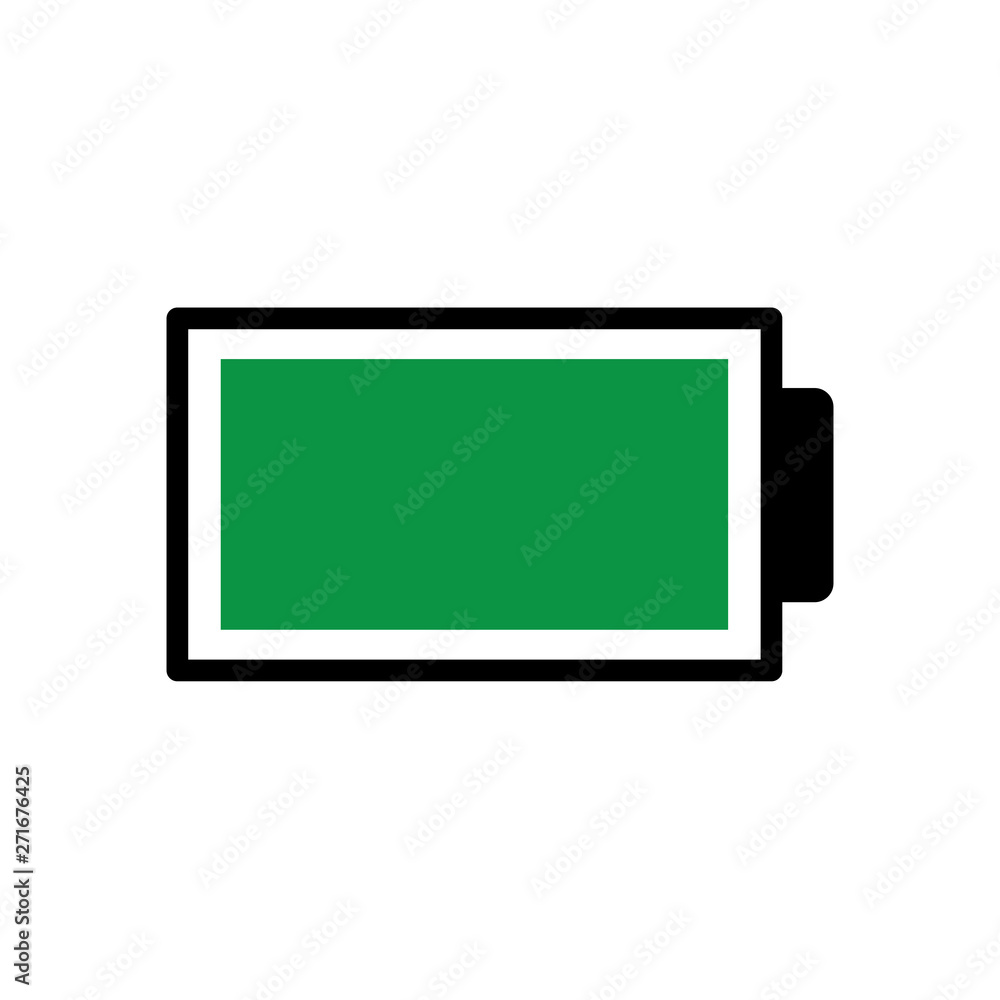 Battery charge vector icon. Energy symbol. Battery charge vector icon. Energy symbol.