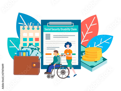 Social and financial assistance to people with disabilities.