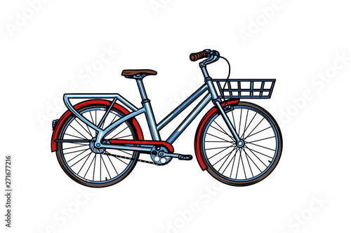 city bike, green transport, sports and health